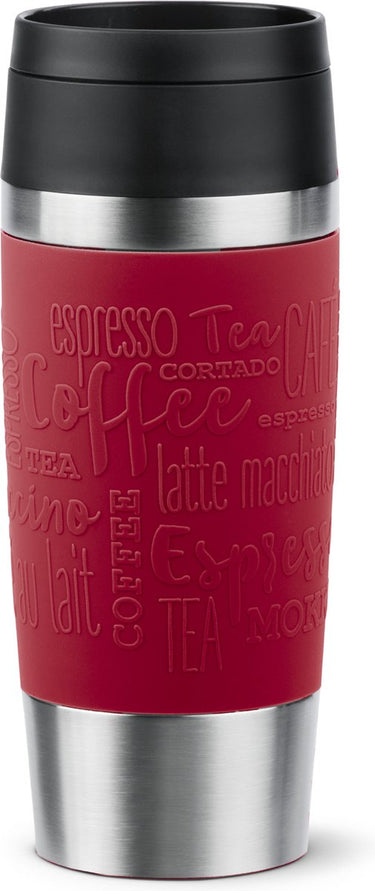 Tefal travel mug classic - thermosfles - 0.36l - rood - compact - lekvrij - geschikt voor koffie