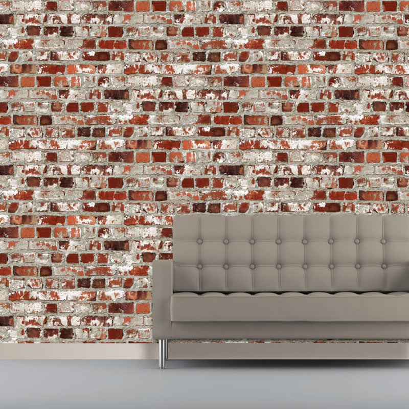 Afbeelding laden in galerijviewer, Dutch wallcoverings behang brick rood

