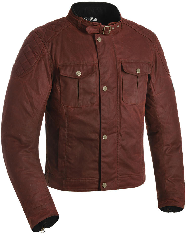 Afbeelding laden in galerijviewer, Oxford jas holwell 1.0 jacket holwell 1.0 wax cotton red m
