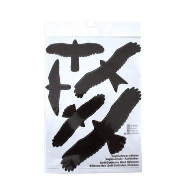 Bsi vogelstickers 5 stuks 14-27cm