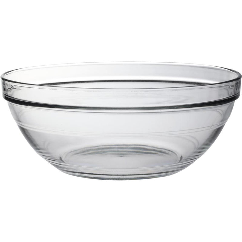Afbeelding laden in galerijviewer, Duralex schaal lys stapelbaar rond hardglas 3450ml 26cm losse schaal
