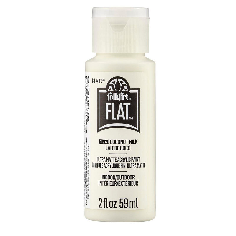 Afbeelding laden in galerijviewer, Folkart • flat ultra matte acrylic paint coconut milk 59ml
