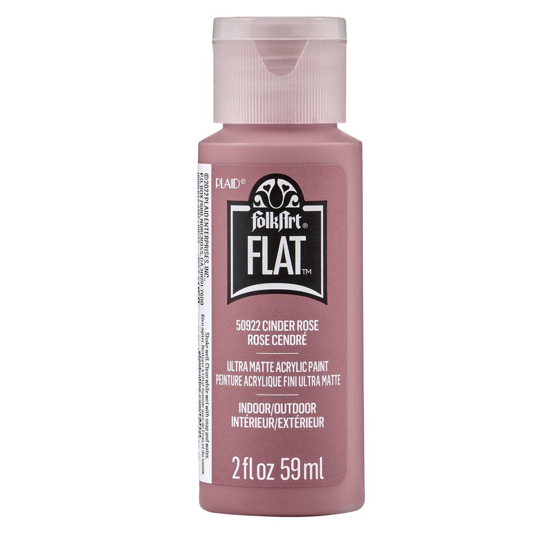 Afbeelding laden in galerijviewer, Folkart • flat ultra matte acrylic paint cinder rose 59ml
