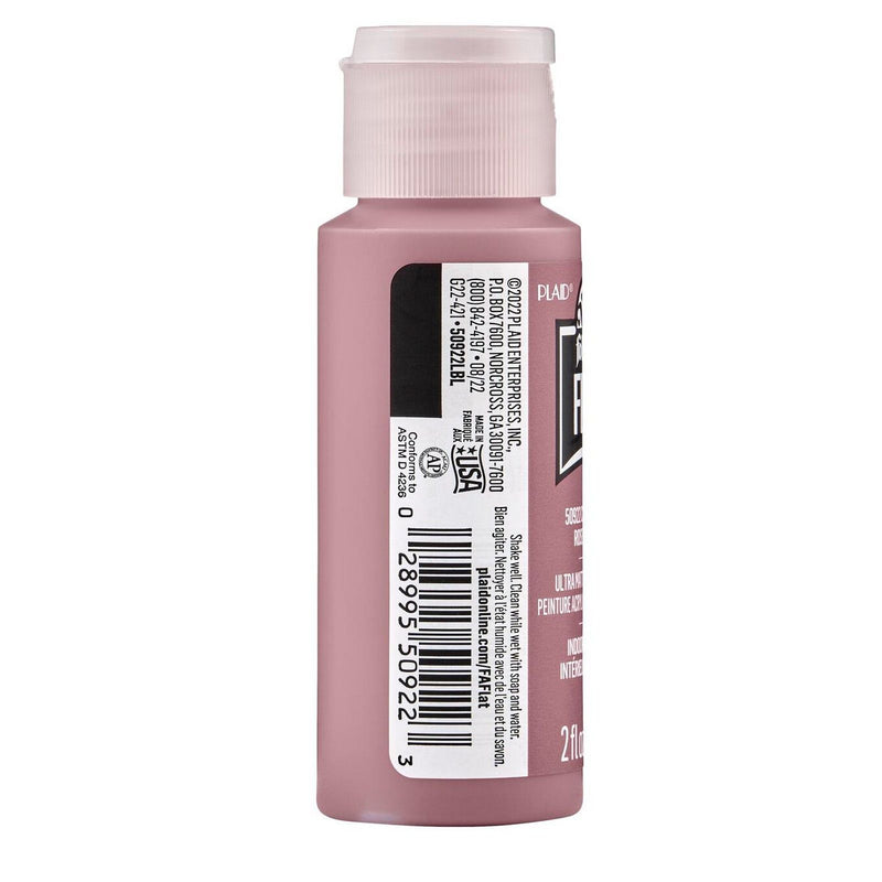 Afbeelding laden in galerijviewer, Folkart • flat ultra matte acrylic paint cinder rose 59ml
