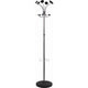 Abi kapstok chromy alba hout plastic stevige voet parapluhouder