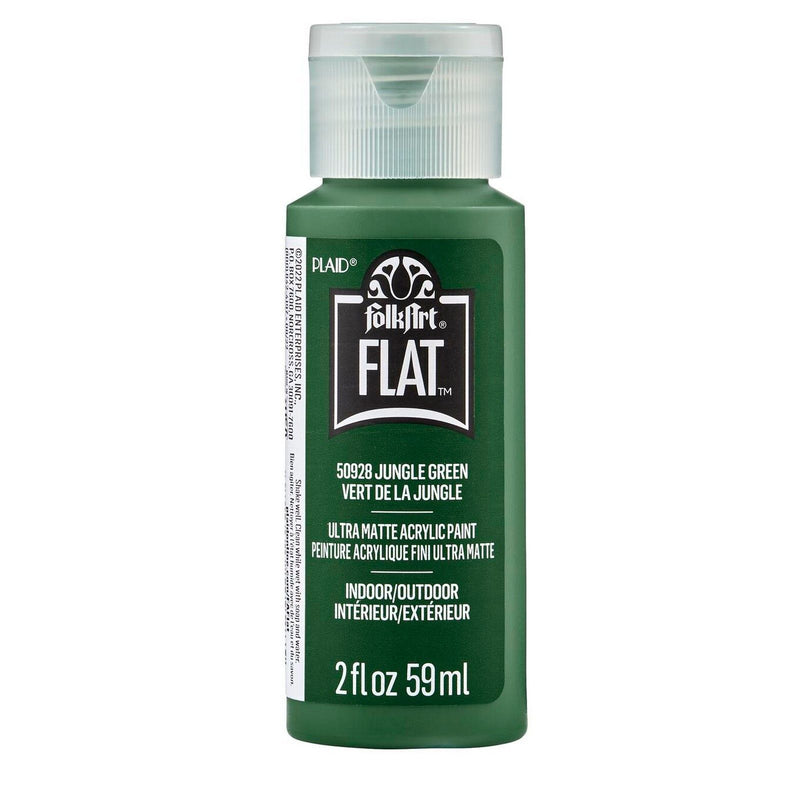 Afbeelding laden in galerijviewer, Folkart • flat ultra matte acrylic paint jungle green 59ml
