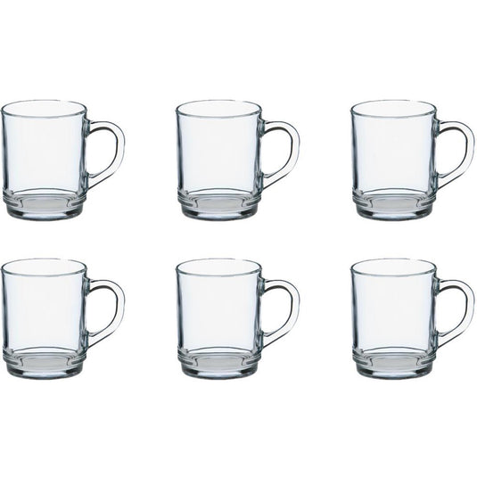 Duralex theeglas versailles hardglas 250ml 6 stuks ø7x8,9cm