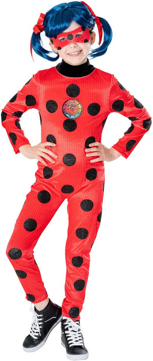 Rubies miraculous ladybug premium kinderkostuum - - maat 9-10 jaar 140