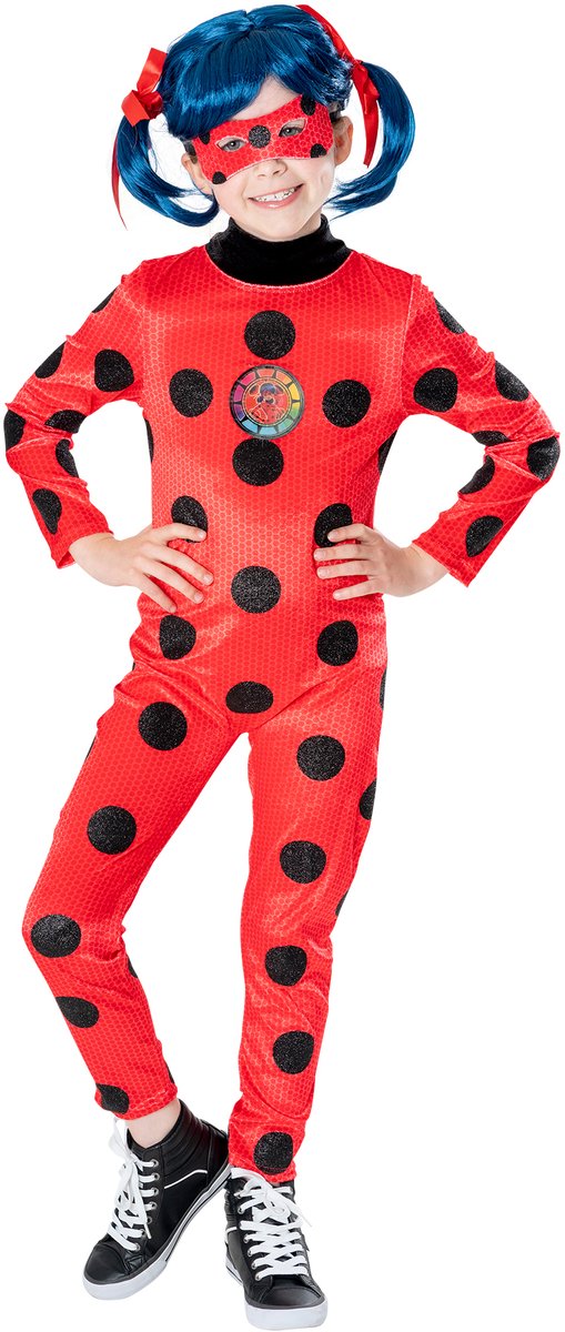 Rubies miraculous ladybug premium kinderkostuum - - maat 9-10 jaar 140