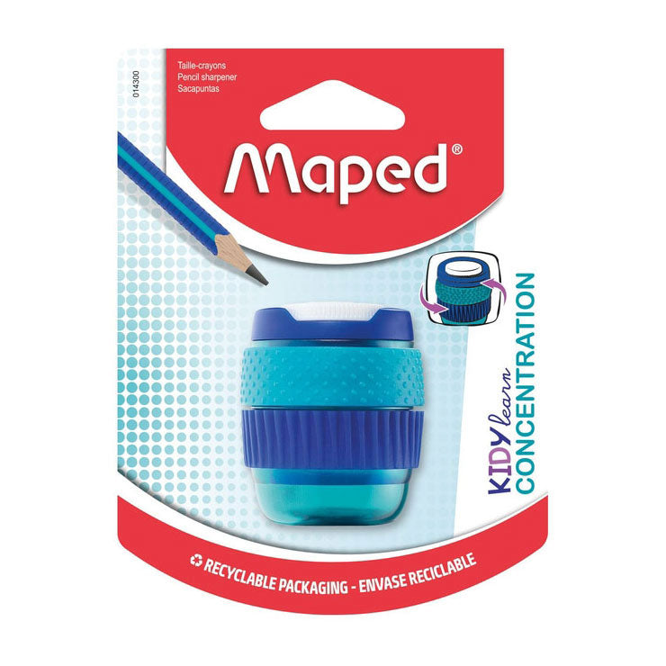 Afbeelding laden in galerijviewer, Quantore puntenslijper maped kidy learn concentration 1-gaats blauw
