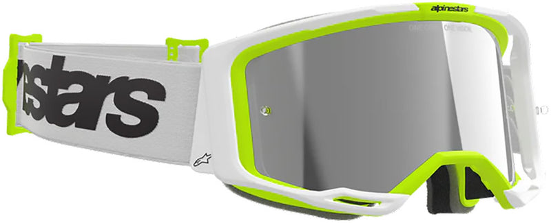 Afbeelding laden in galerijviewer, Alpinestars vision 8 wordmark (mirror silver) - mtb goggle
