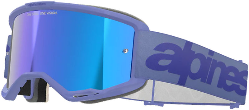 Afbeelding laden in galerijviewer, Alpinestars vision 5 wordmark (mirror blue) - mtb goggle
