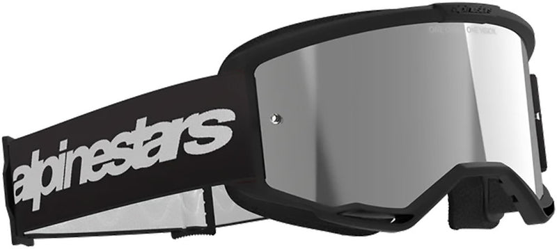 Afbeelding laden in galerijviewer, Alpinestars vision 3 wordmark (mirror silver) - mtb goggle
