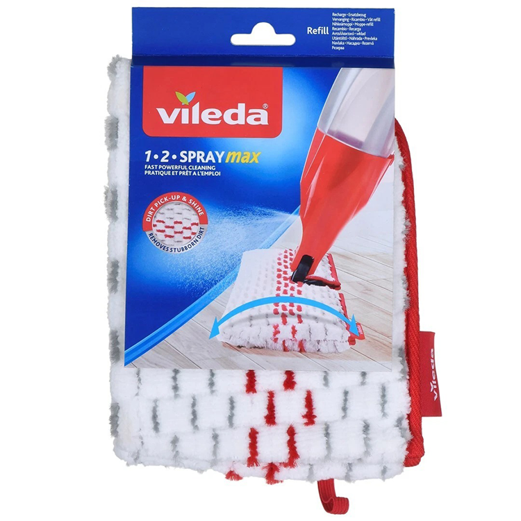 Afbeelding laden in galerijviewer, Vileda 1.2.spray max vervanging - 1 per verpaking - microvezelpad voor 12 spray max systeem
