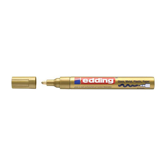 Quantore viltstift edding lakmarker goud