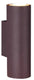 Trio marley - wandlamp - roestkleur - excl. 2x gu10 3w
