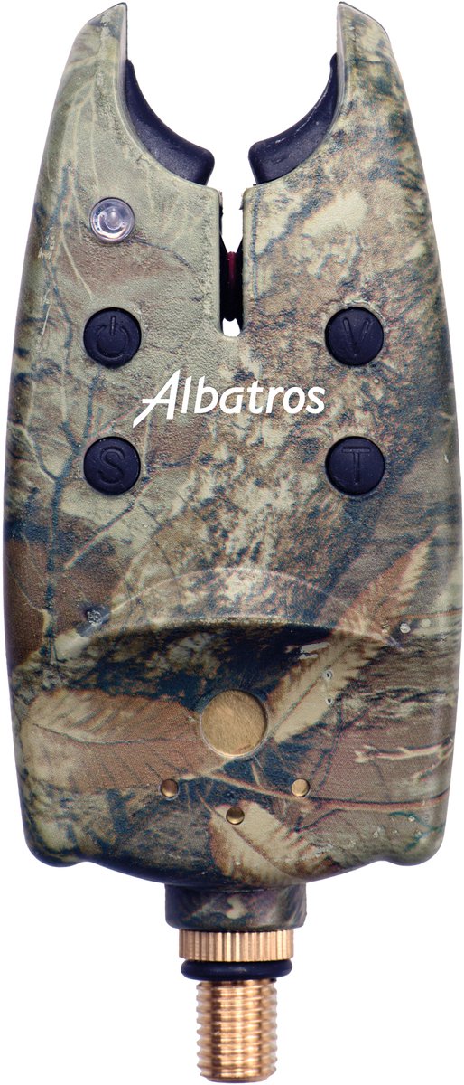 Albatros - camou bite alarm - beetmelder - spatwaterdicht - camou - 4 standen