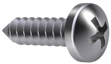 Pancilinderplaatschroef kk 3.5x38 rvs a2 | 200 stuks