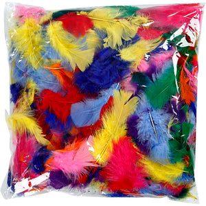 Creotime veren, 7-8 cm, diverse kleuren, 50 gr, 1 doos