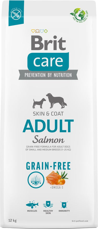 Brit care dog graanvrije volwassen zalm 12kg