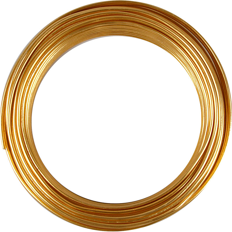 Afbeelding laden in galerijviewer, Https: www.cchobby.nl alu-draad-rond-dikte-3-mm-goud-29-m-1-rol
