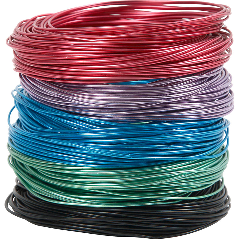 Afbeelding laden in galerijviewer, Https: www.cchobby.nl alu-draad-dikte-1-5-mm-diverse-kleuren-100-m-5x20-m-1-doos
