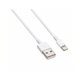 Iphone lightning kabel, wit 2.00m