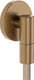 Hansgrohe fixfit fine s muuraansluitbocht zonder terugslagklep brushed bronze