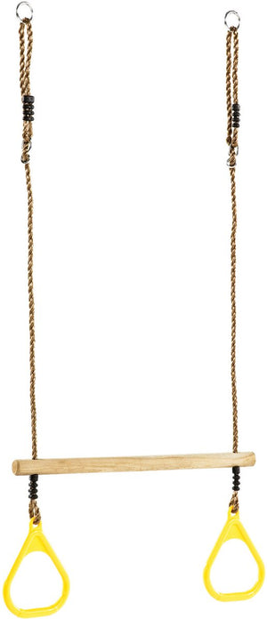 Kbt - trapeze met kunststof ringen - geel