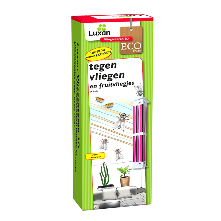 Afbeelding laden in galerijviewer, Luxan 1075220 - vliegentoren 3d 2 st | 1 stuks
