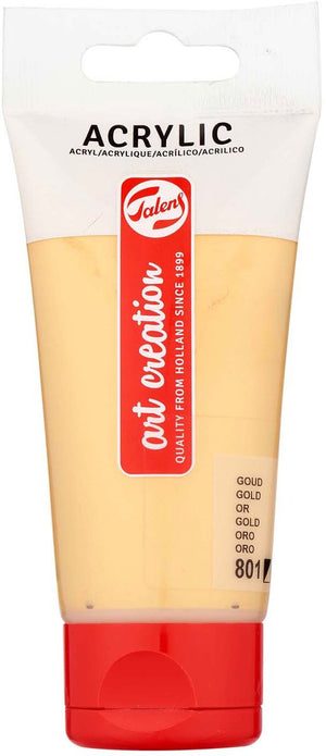 Talens art creation acrylverf tube 75ml goud 801
