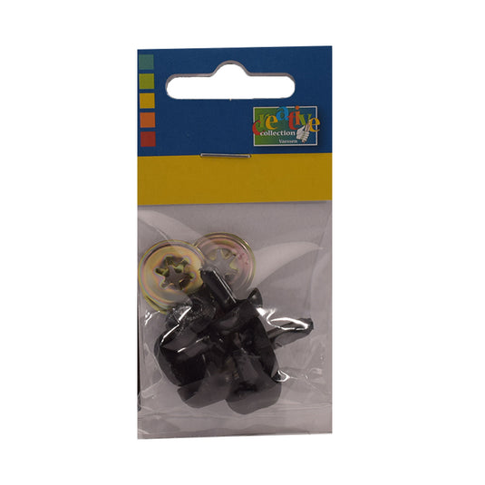 Darice • neuzen hond beer 15 mm 6 st