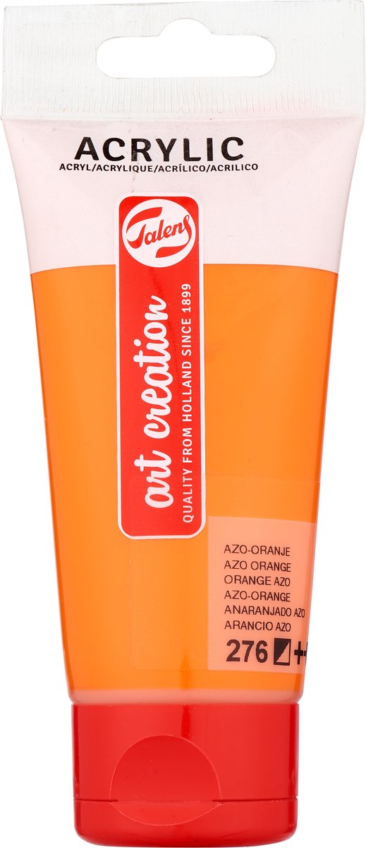 Afbeelding laden in galerijviewer, Talens art creation acrylverf tube 75ml azo-oranje 276
