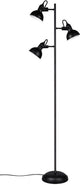 Rl live your light reality gina - vloerlamp - zwart mat - excl. 3x e14 28w