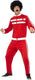 Smiffys retro trainingspak heren rood - maat m