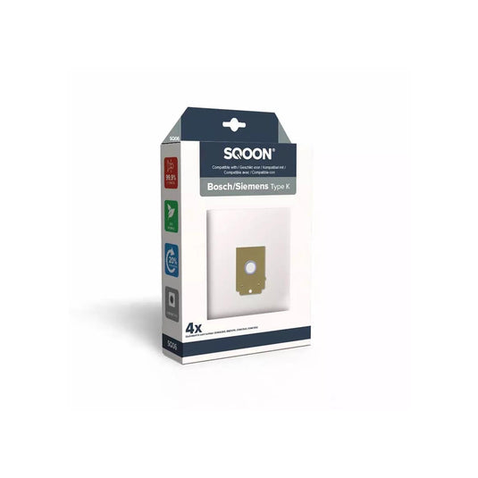 Sqoon stofzuigerzak bosch siemens type k doos a 4 stuks