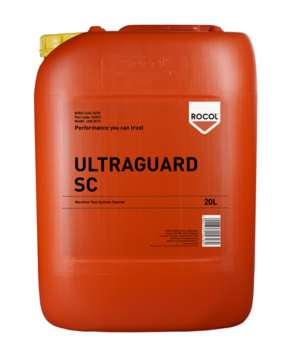 Rocol ultraguard sc machine tool system cleaner 20ltr
