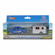 Cilgro 2-play auto met caravan 17 cm lang