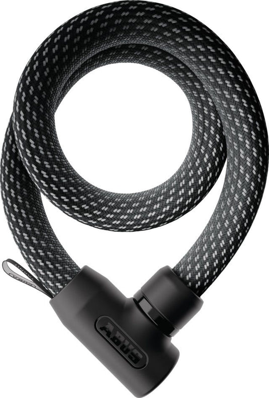 Abus fietsslot textiel-kettingslot - yarnit™ 4004k - security level 7 - zwart - 110 cm - geschikt voor elektrische fietsen en stadsfietsen - lichtgewicht - slechts 0,88 kg