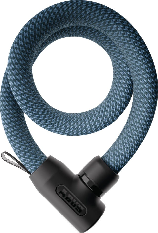 Afbeelding laden in galerijviewer, Abus fietsslot textiel-kettingslot - yarnit™ 4004k - security level 7 - blauw - 110 cm - geschikt voor elektrische fietsen en stadsfietsen - lichtgewicht - slechts 0,88 kg
