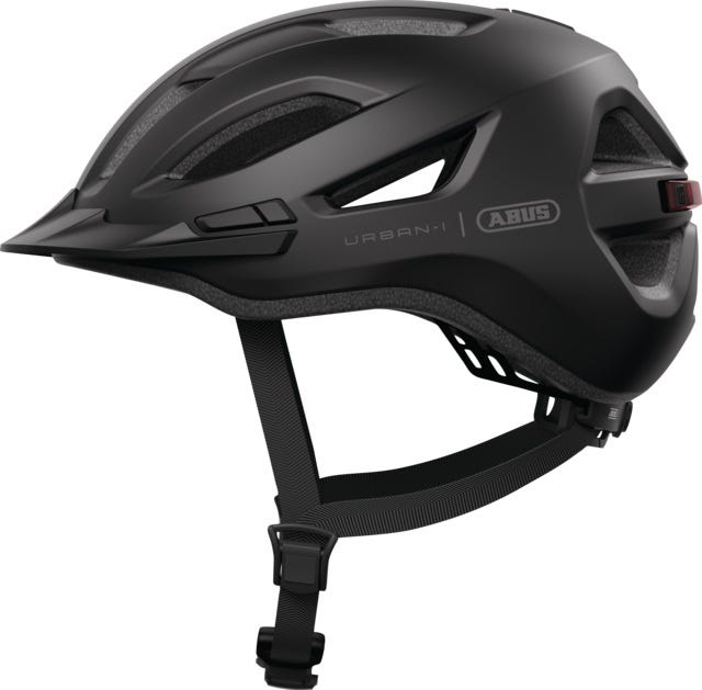 Afbeelding laden in galerijviewer, Abus fietshelm urban-i 4.0 velvet black l - 57-61 cm - zwart - geschikt voor gebruik op elektrische fietsen - stadsfietsen - 290 g
