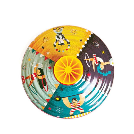 Bromtol met geluid, circus. 22x22 cm. 3+