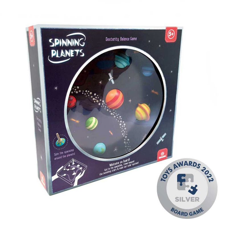 Afbeelding laden in galerijviewer, Houten spinnende planeten. 5+
