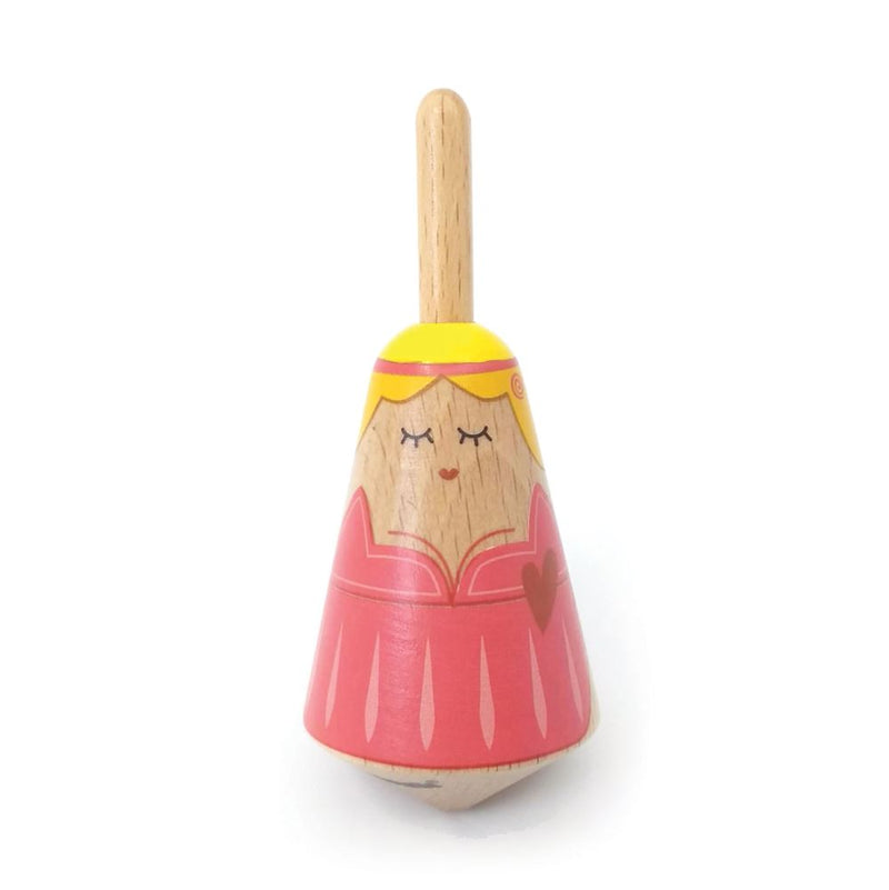 Afbeelding laden in galerijviewer, Griekse houten tol: afrodite. 3,5x3,5x8

