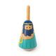 Griekse houten tol: poseidon. 3,5x3,5x8 | 6 stuks