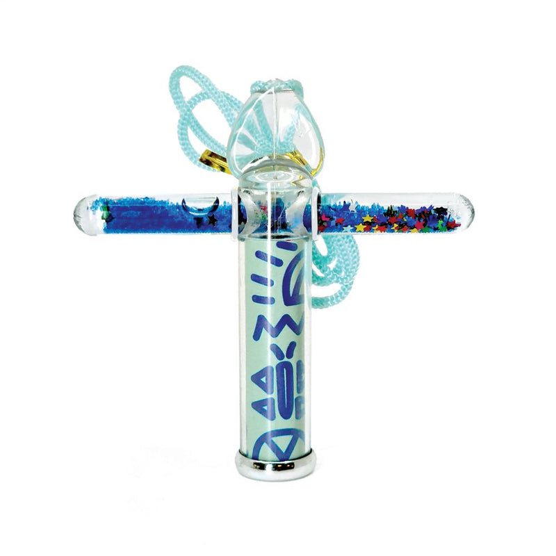 Afbeelding laden in galerijviewer, Mini liquid caleidoscope blauw. 14x2x11
