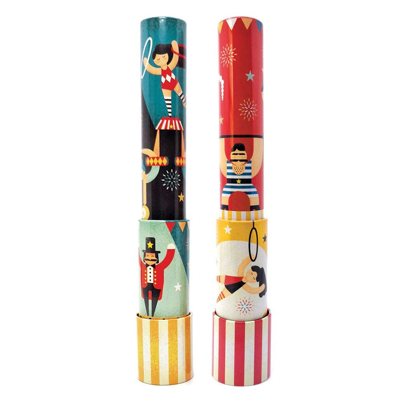 Afbeelding laden in galerijviewer, Dsp. kaleidoscopen tin, circus. 2 ass.3+
