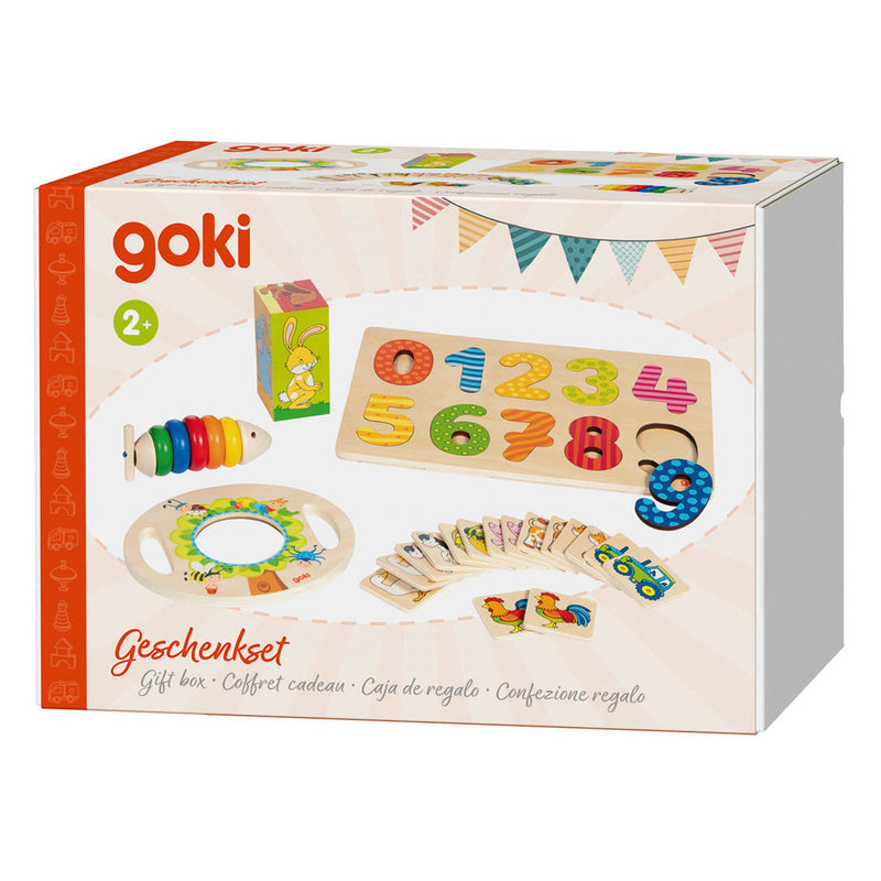 Afbeelding laden in galerijviewer, Goki houten geschenkset - 5dlg.
