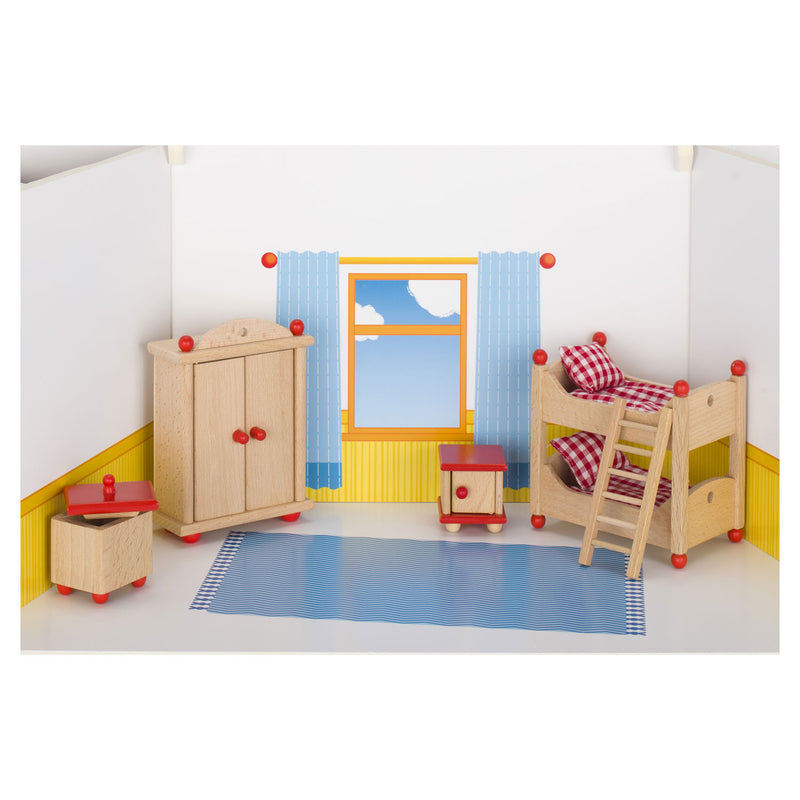 Afbeelding laden in galerijviewer, Goki poppenhuis meubeltjes kinderkamer
