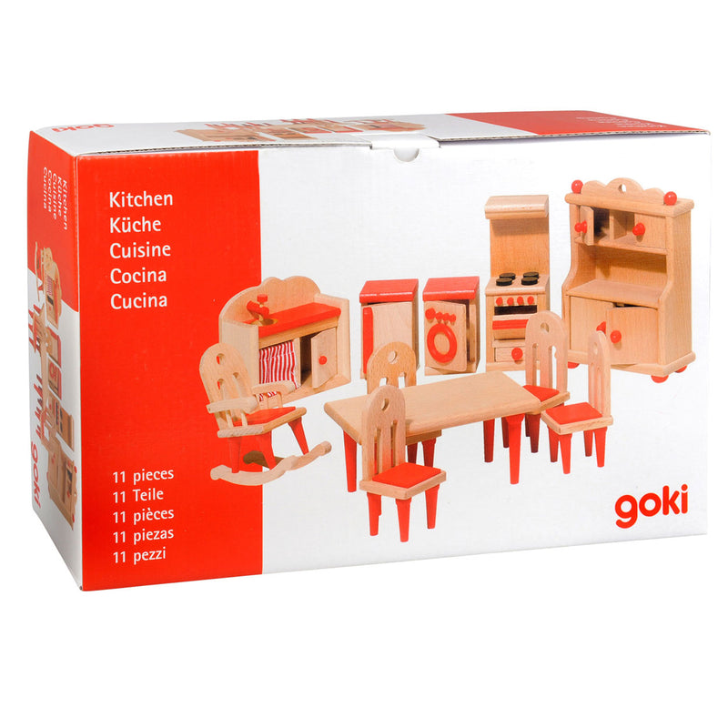 Afbeelding laden in galerijviewer, Goki poppenhuis meubeltjes keuken
